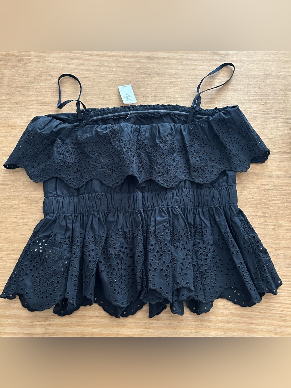 GAP Poplin Eyelet Ruffle Top - Picture 5 of 12